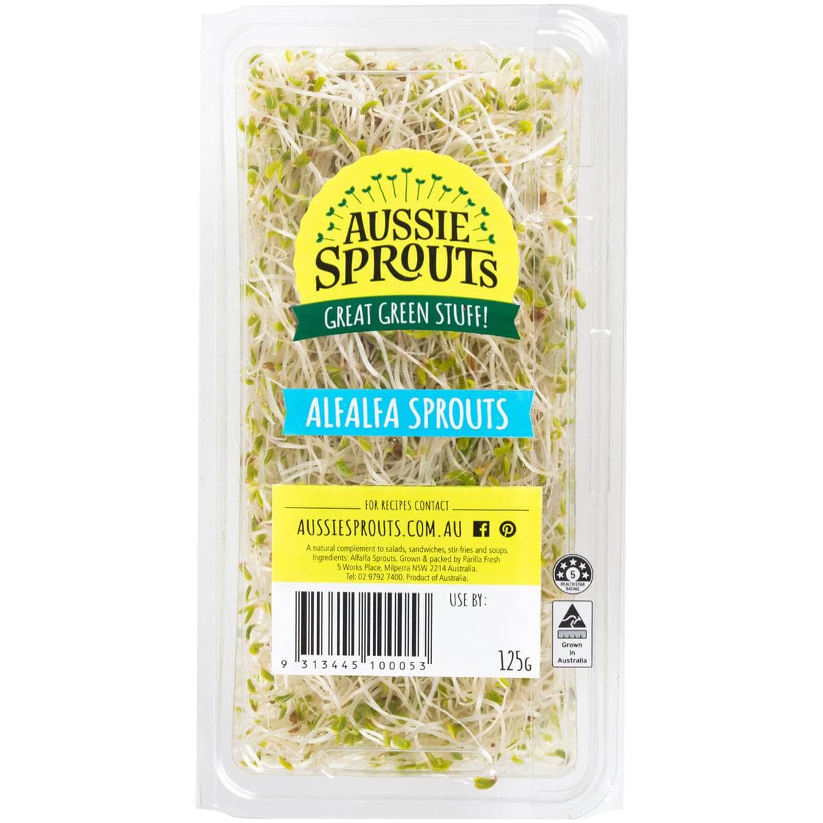 Sprouts   Alfalfa - 125g – Ipantry