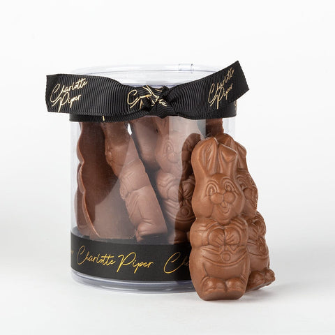 Small Standing Bunny 100g Chocolate-Charlotte Piper-iPantry-australia