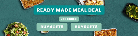 Ready made Meal Deal – use codes: BUY4GET5 or BUY6GET8