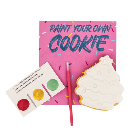 Paint Your Own Cookie Christmas Tree