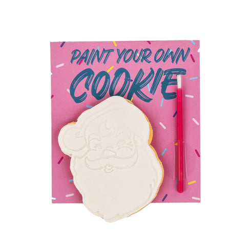 Paint Your Own Cookie Santa