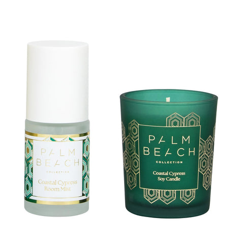 Candle + Room Mist Set - Coastal Cypress