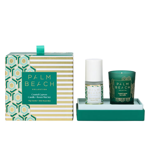 Candle + Room Mist Set - Coastal Cypress