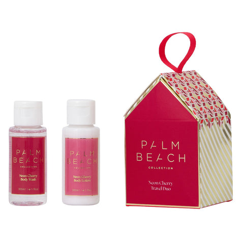 Gingerbread House Travel Duo - Neon Cherry