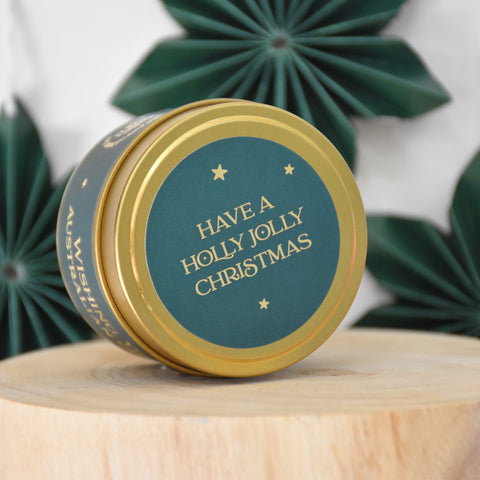 Have A Holly Jolly Christmas // Christmas Travel Candle