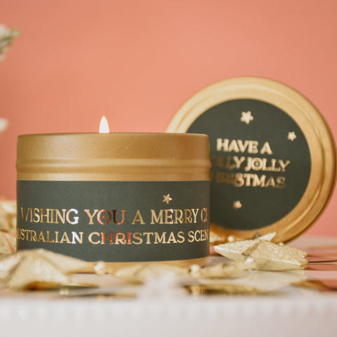 Have A Holly Jolly Christmas // Christmas Travel Candle