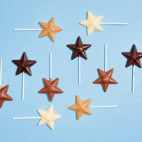 Falling Stars Pop White Chocolate 30g