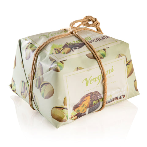 Vergani Panettone Gourmet - Pistachio and Chocolate 750g