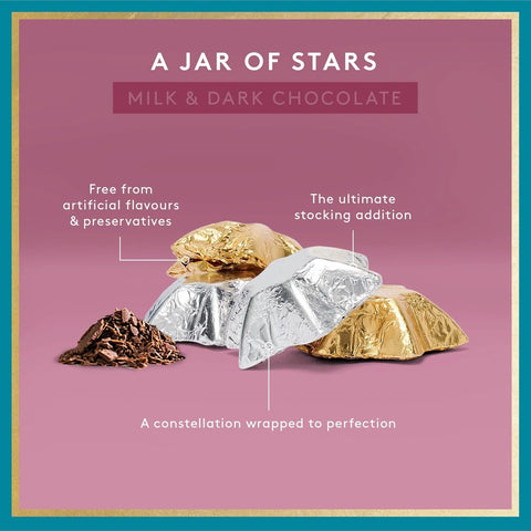 A Jar Of Stars Milk & 54% Dark 140g - Koko Black