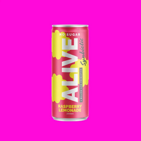 Alive Soft Drink - Raspberry Lemonade 4 x 250ml - Alive