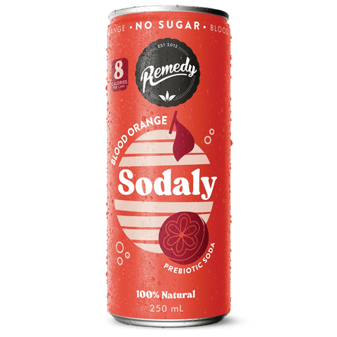 Blood Orange Sodaly 4Pk 250ml - Remedy