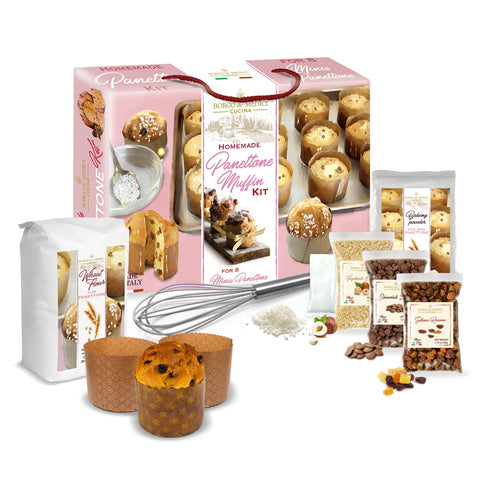 Borgo De Medici Homemade Panettone Muffin Kit 1315g - Borgo De Medici