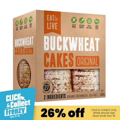 Buckwheat Cakes Original 200g - Eat to Live