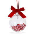 Candy Cane Filled Bauble Hanging - Holly And Ivy