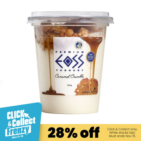 Caramel Crumble Yoghurt 190g - EOSS