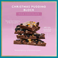 Classic Christmas Pudding Block Milk Chocolate 80g - Koko Black