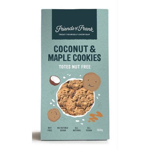 Coconut & Maple Cookies 160g (VG) - (EXP 25/04/2024)-Indulgence-Friends of Frank-iPantry-australia