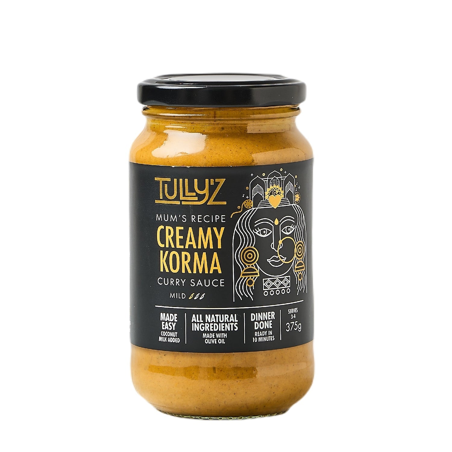 Creamy Korma Curry Sauce 375g - Tully'z