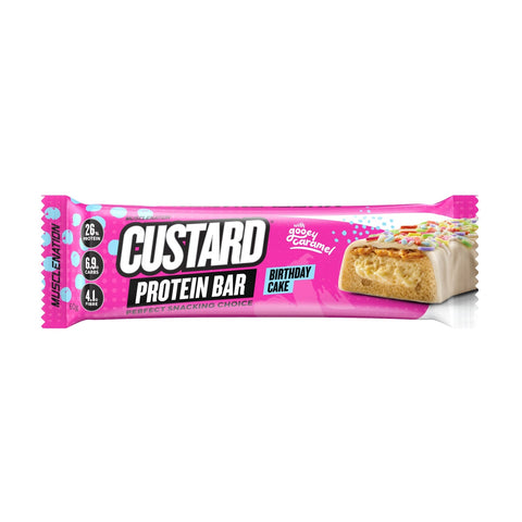 Custard Protein Bar Birthday Cake-Muscle Nation-iPantry-australia