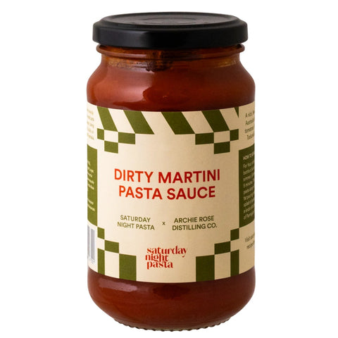 Dirty Martini Pasta Sauce 500ml - Saturday Night Pasta