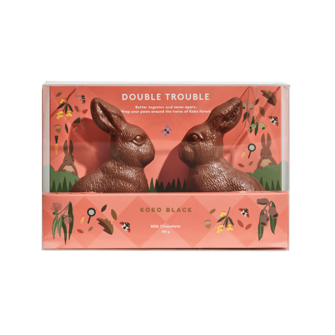 Double Trouble | Milk Chocolate 180g - Koko Black