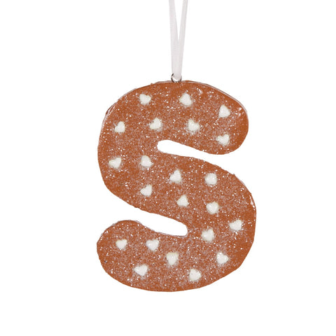 Gingerbread Alphabet - Letter S - Holly And Ivy