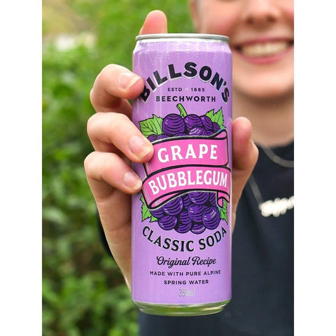 Grape Bubblegum Classic Soda 4 Pack-Beverages-Billson's-iPantry-australia