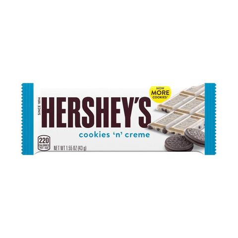 Hershey's Cookies And Cream Std 43g-Hershey-iPantry-australia