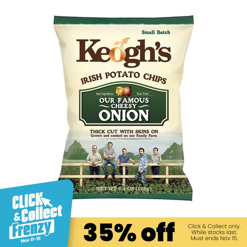 Keogh's Irish Potato chips - Cheesy Onion - Keoghs