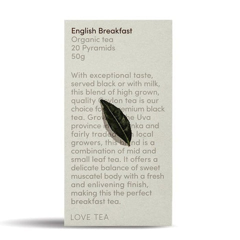 English Breakfast 20 Pyramids 50g-Pantry-Love Tea-iPantry-australia