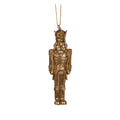 Metallic Nutcracker With Trumpet Hanging - Holly And Ivy