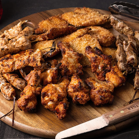 Monster Chicken Skewer Party Platter - FIG