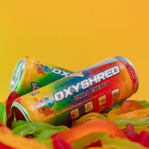 OxyShred Ultra Energy RTD Gummy Snake Can 355ml-Beverages-OxyShred-iPantry-australia