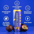 OxyShred Ultra Energy RTD Passionfruit Can 355ml-Beverages-OxyShred-iPantry-australia