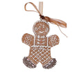 Piped Gingerbread Man Hanging - Holly And Ivy