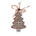 Piped Gingerbread Tree Hanging - Holly And Ivy