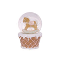 Piped Pastel Gingerbread Rocking Horse Snowglobe - Holly And Ivy