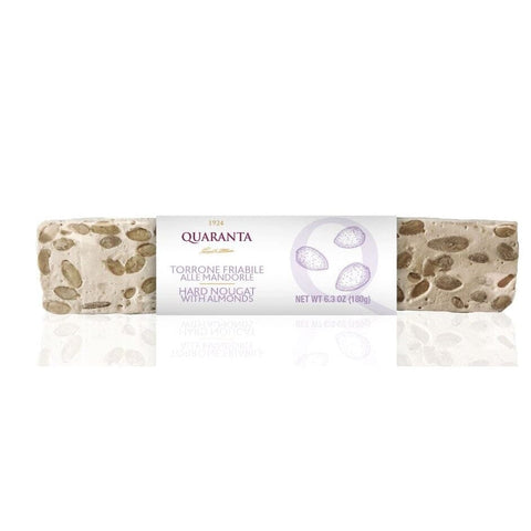 Quaranta Almond Hard Nougat Bar 180g-Indulgence-Quaranta-iPantry-australia