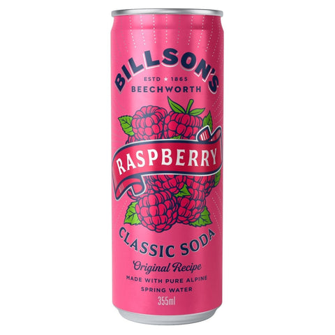 Raspberry Classic Soda 4 Pack-Beverages-Billson's-iPantry-australia