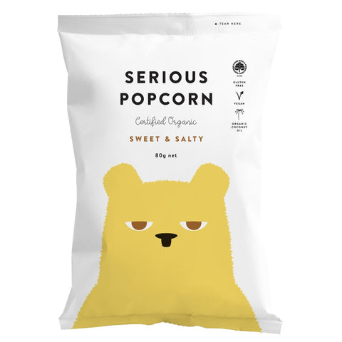 Serious Popcorn Sweet & Salty 80g - Serious Food Co.