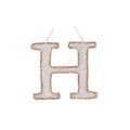 Sparkling Letter H - Holly And Ivy