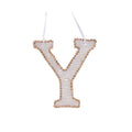 Sparkling Letter Y - Holly And Ivy