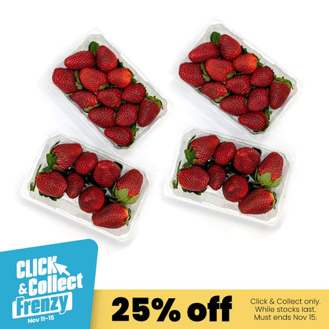 Strawberries - Medium / 4 Punnet Special - Granieri's