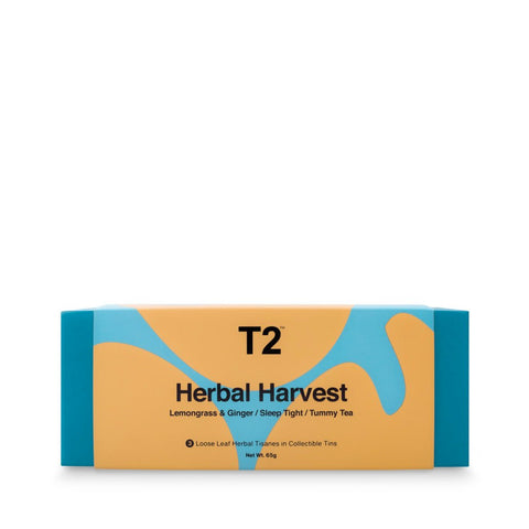 T2 Herbal Harvest Gift Pack (3 Loose Leaf Mini Tins) - T2