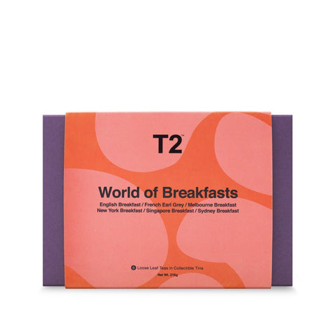 T2 World Of Breakfasts Gift Pack (6 Loose Leaf Mini Tins) - T2