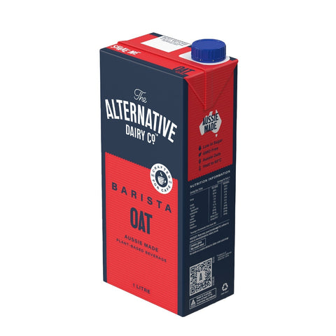 The Alternative Dairy Co Barista Oat Milk 12 x 1L (box) - The Alternative Dairy Co