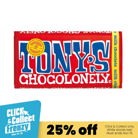 Tony's Chocolonely Milk Chocolate 180g - Tony's Chocolonely