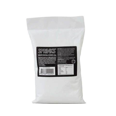 White Royal Icing Mix 500g-Sprinks-iPantry-australia