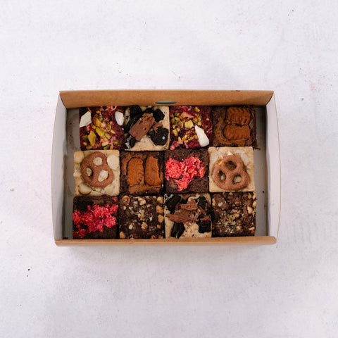 Assorted Brownie & Blondie Box-CATERING IN MELBOURNE-FIG-iPantry-australia