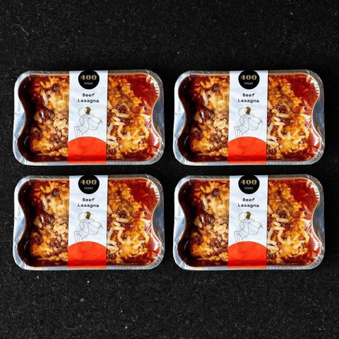 Beef Lasagna 1.4kg - 4Pk-400 Gradi-iPantry-australia